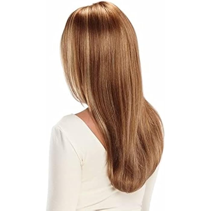 DILLARDS Gnimegil Long Blonde Wigs For Women Brown With Highlight Blonde High Temperature Synthetic Natural Hairstyles Blonde Streaks Wig Daily Wear Cosplay Party Costume For Women - Image 1